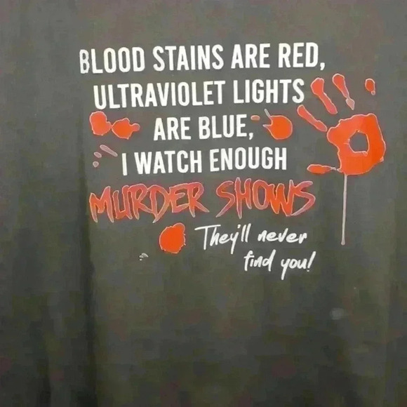 NWOT Handmade Unisex Horror Short Sleeve T-Shirt - Size XXL - Picture 3 of 5